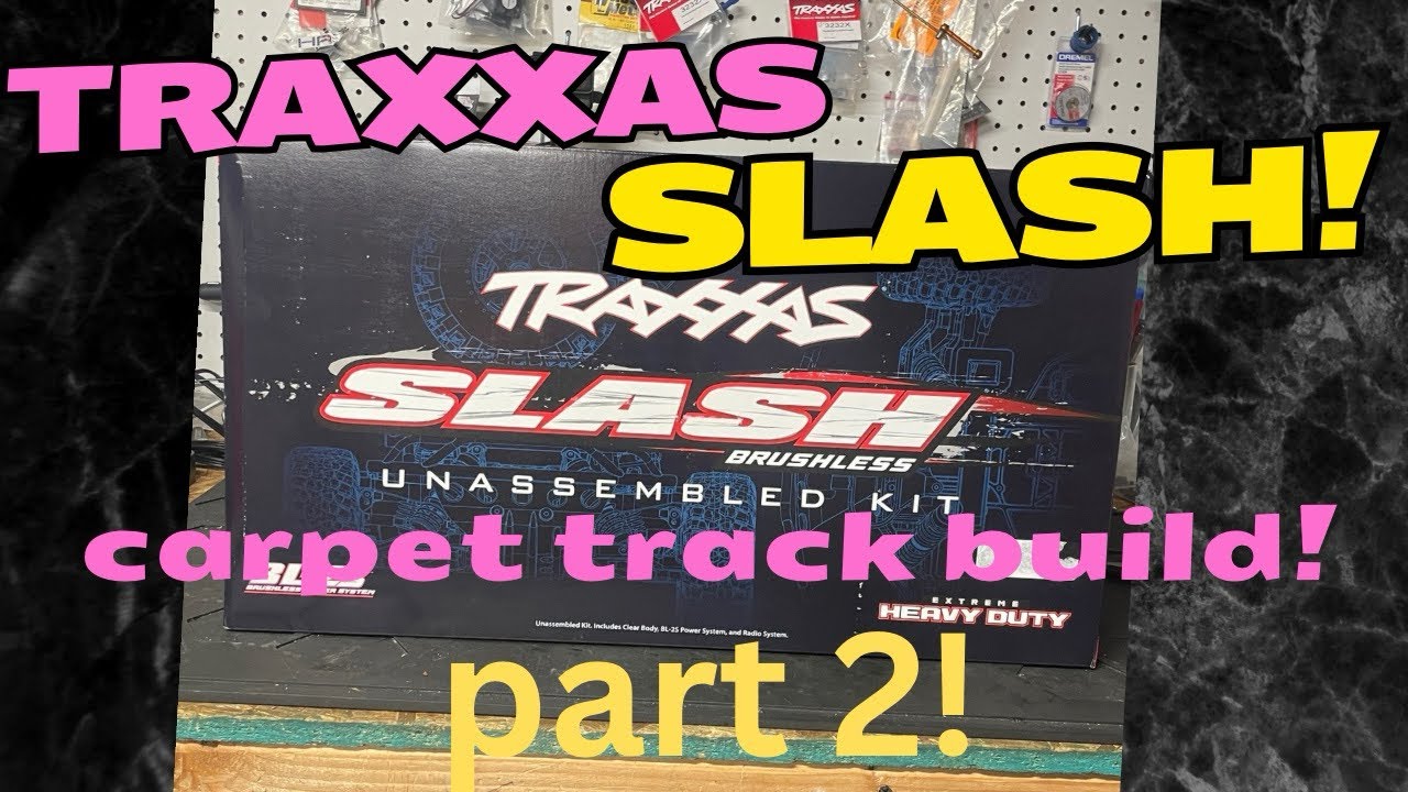 Traxxas slash bl2s carpet offroad racing build. Part 2!