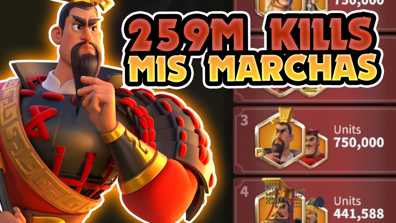 CUANTAS KILLS x COMANDANTE Y MARCHAS USADAS! GUERRA 2489 VS 1093 - Rise of Kingdoms