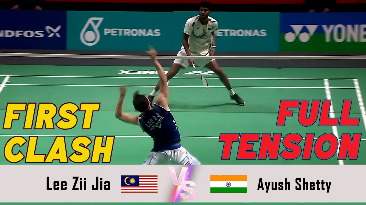 FIRST CLASH, FULL TENSION | Lee Zii Jia VS Ayush Shetty