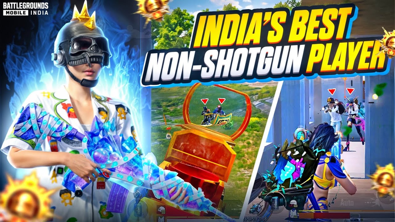 India’s Best Non-Shotgun Player 🔥 Intense Solo vs Squad 1v4 Clutches in Conqueror Lobby | BGMI