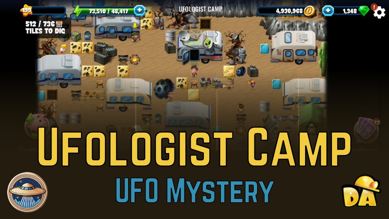 Ufologist Camp - #2 UFO Mystery - Diggy's Adventure