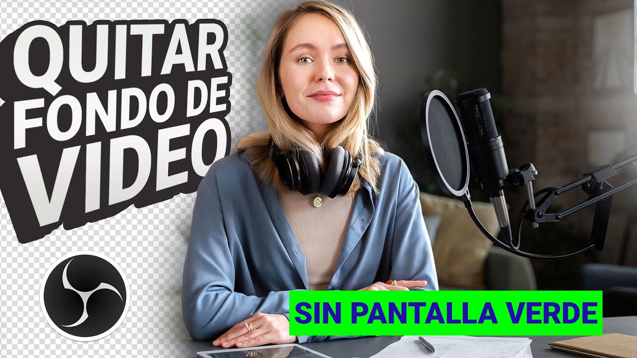 OBS Quitar fondo sin pantalla verde - Plugin gratuito para OBS - Blackboard, Meet