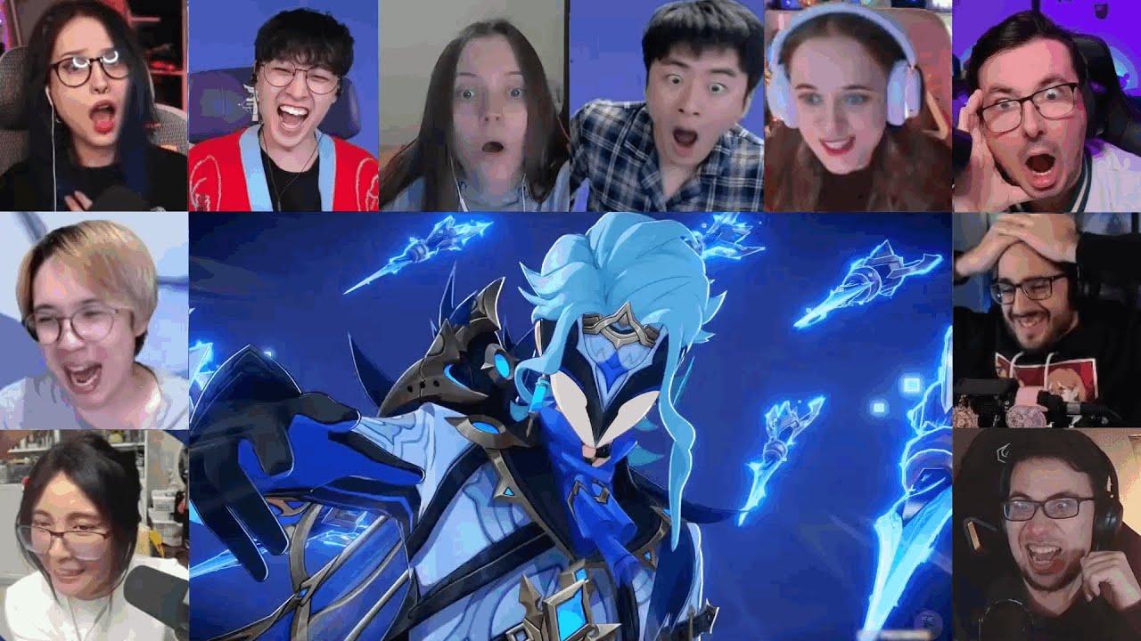 Genshin Impact Reaction Mashup | Сцена сюжетного задания «Luna III» версии 6.2