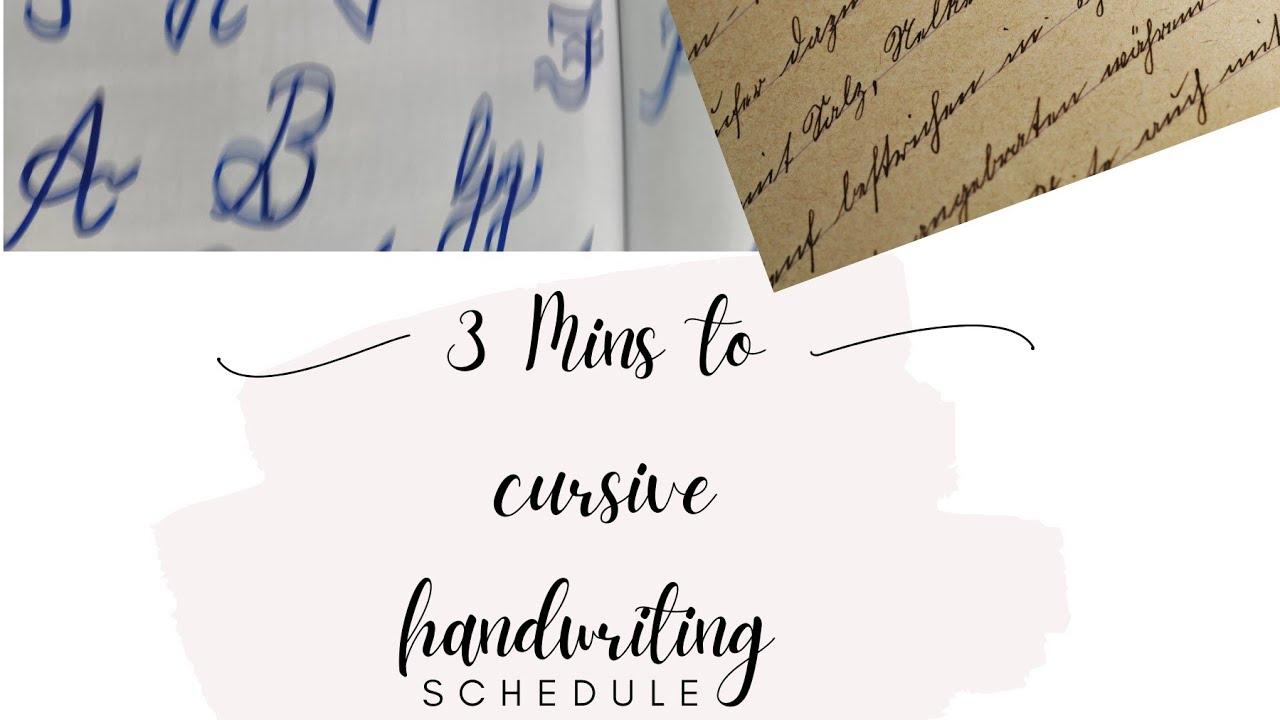 3 mins cursive writing practice plan/ schedule # best writing # cursive# learntowrite