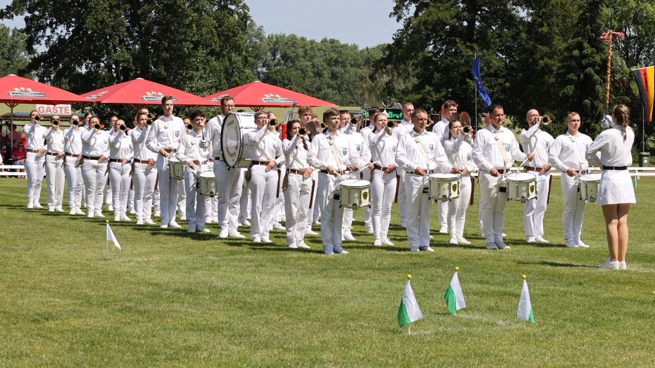 35. Landesmeisterschaft des LMSV in Lommatzsch - Pflicht Spielmannszug Radeberg