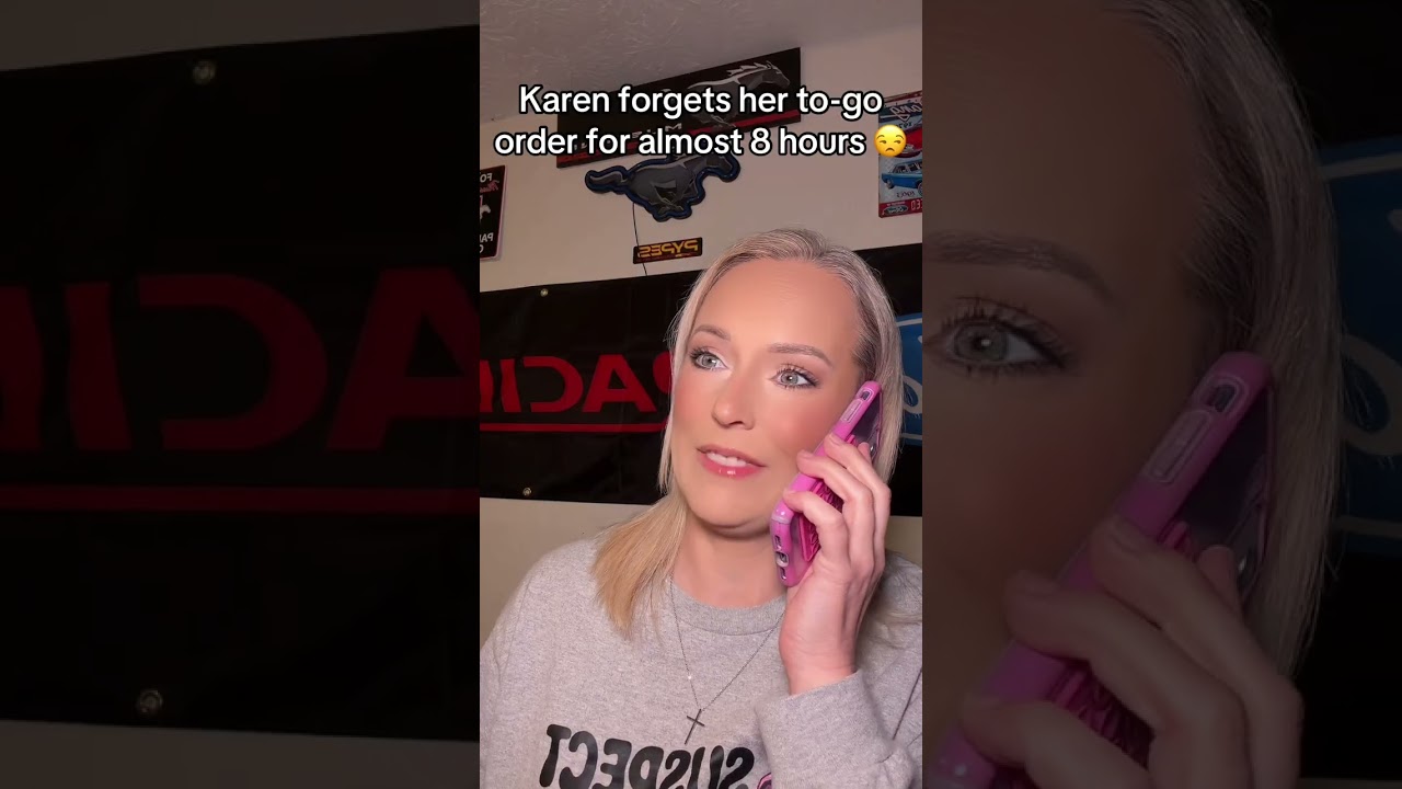 Karen forget her to-go order for almost 8 hours 😒#restaurant #pov #story #storytime #karen 
