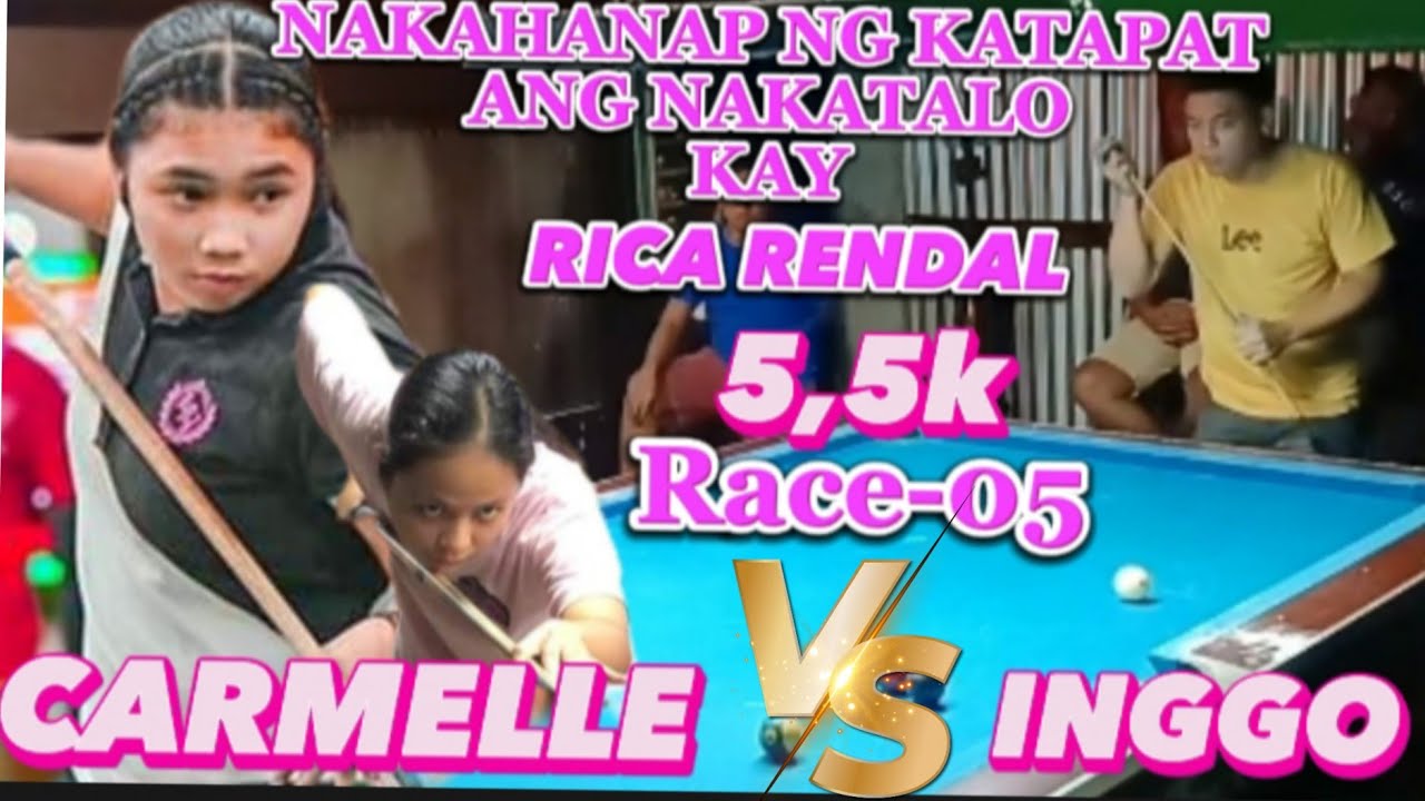 NAKAHANAP NG KATAPAT ANG NAKATALO KAY RICA RENDAL | CARMELLE BACOLOD VS INGGO | RACE-05