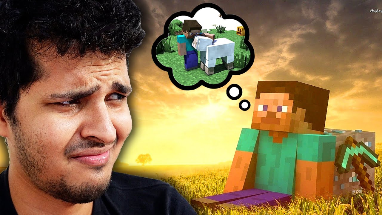 MINECRAFT BUT I CAN'T FIND ANIMALS 😭