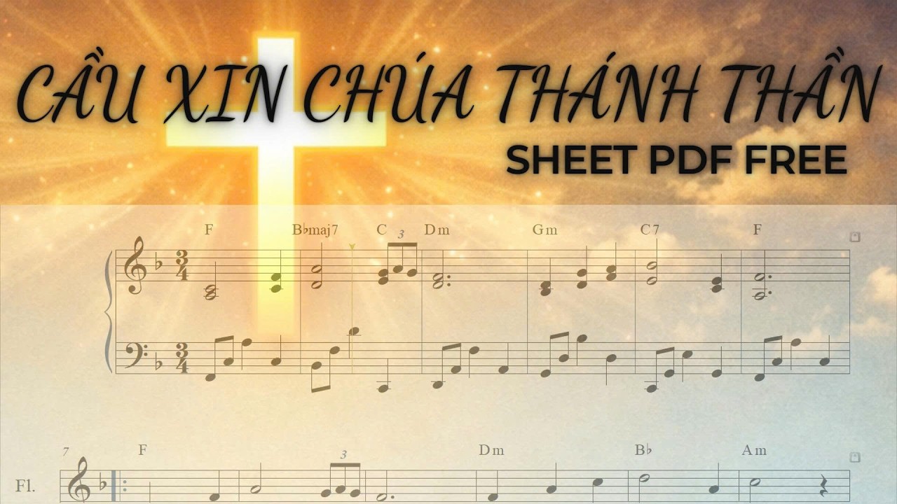 CẦU XIN CHÚA THÁNH THẦN | Sheet PDF Cover Free | Sheet Thanh Ca Free