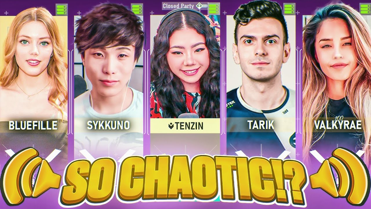 I Queued Ranked w/ Tarik, Sykkuno, Valkyrae and Grace Van Dien (aka Bluefille)! | TrulyTenzin