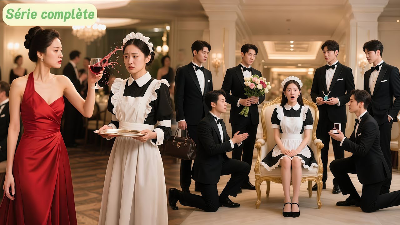 Une snob riche humilie une serveuse... ignorant ses 7 fr&egrave;res milliardaires protecteurs !