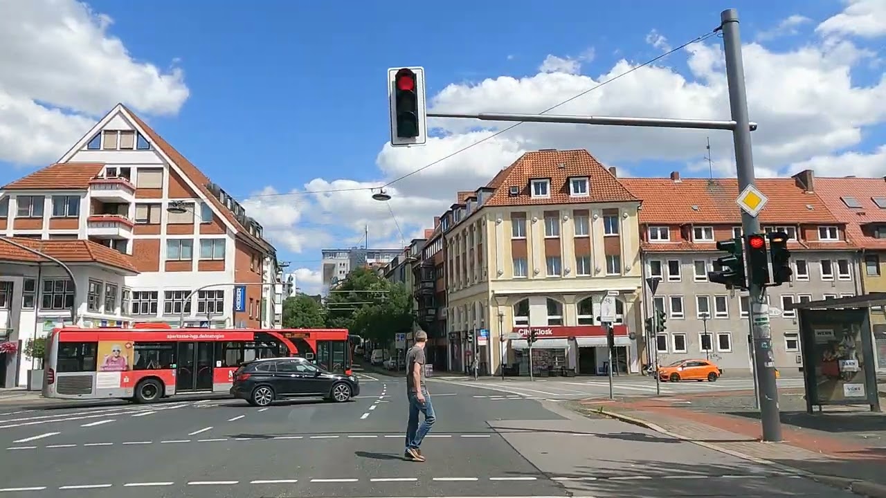 Driving in Hildesheim Germany 🇩🇪 car drive Niedersachsen with NCS Beats