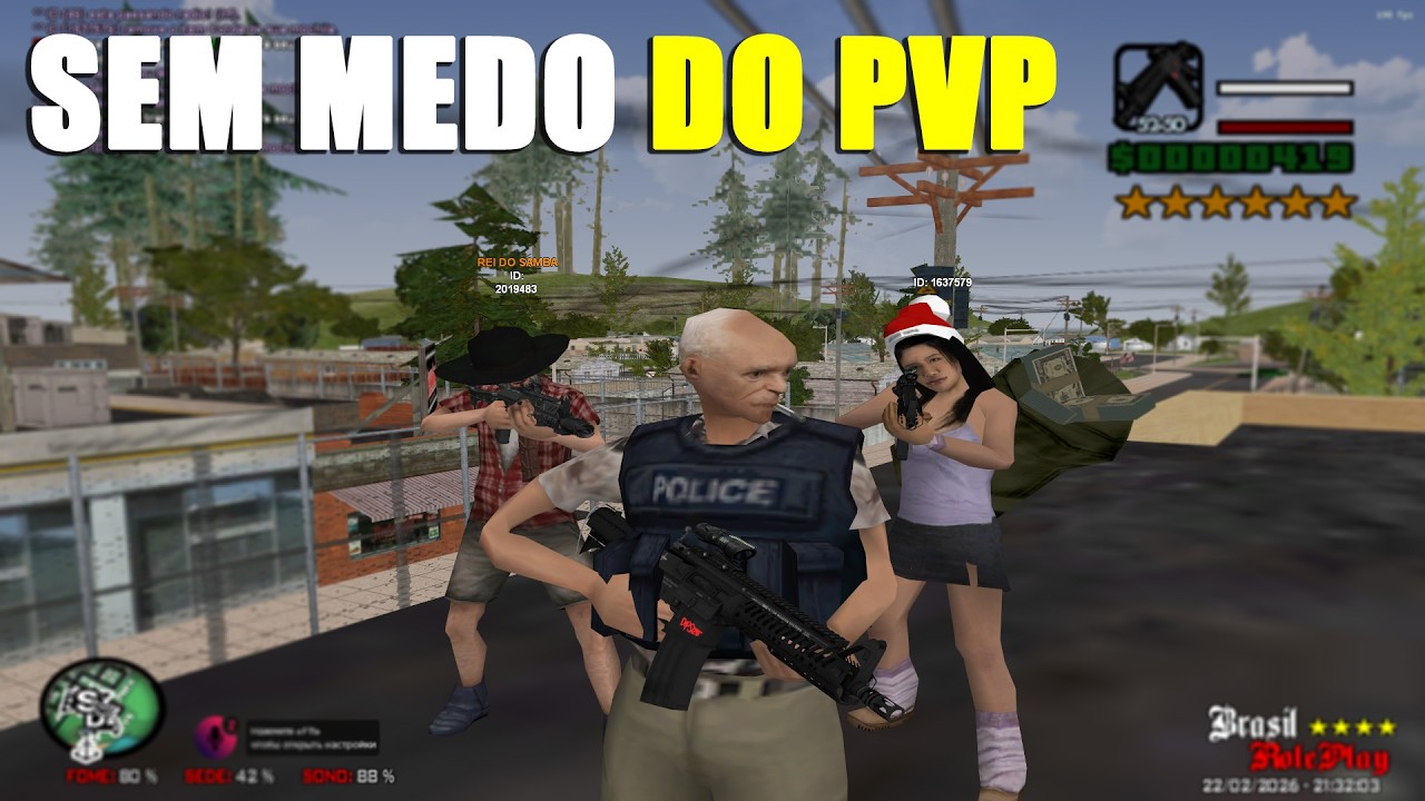 JUNTOU A MAIOR TROPA PARA TROCAR PVP NO CAIXA DO BRASIL ROLEPLAY - GTA SAMP RP