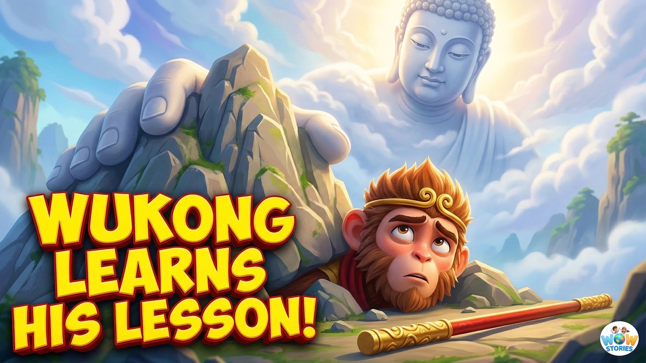 Обезьяна, бросившая вызов Будде 🐒✨ | Эпическая история из китайской мифологии | Сказка на ночь |