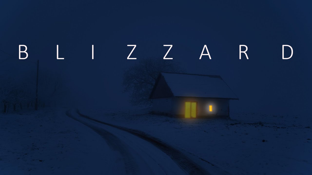BLIZZARD || INTENSE COLD || Relax noise wind || icestorm || winter for Insomnia and fall sleeping