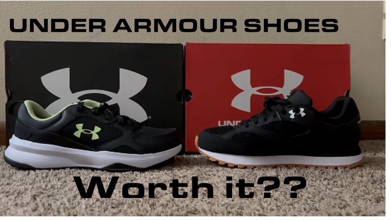 Under Armour Shoe review,  Charged edge and Jogger shoes