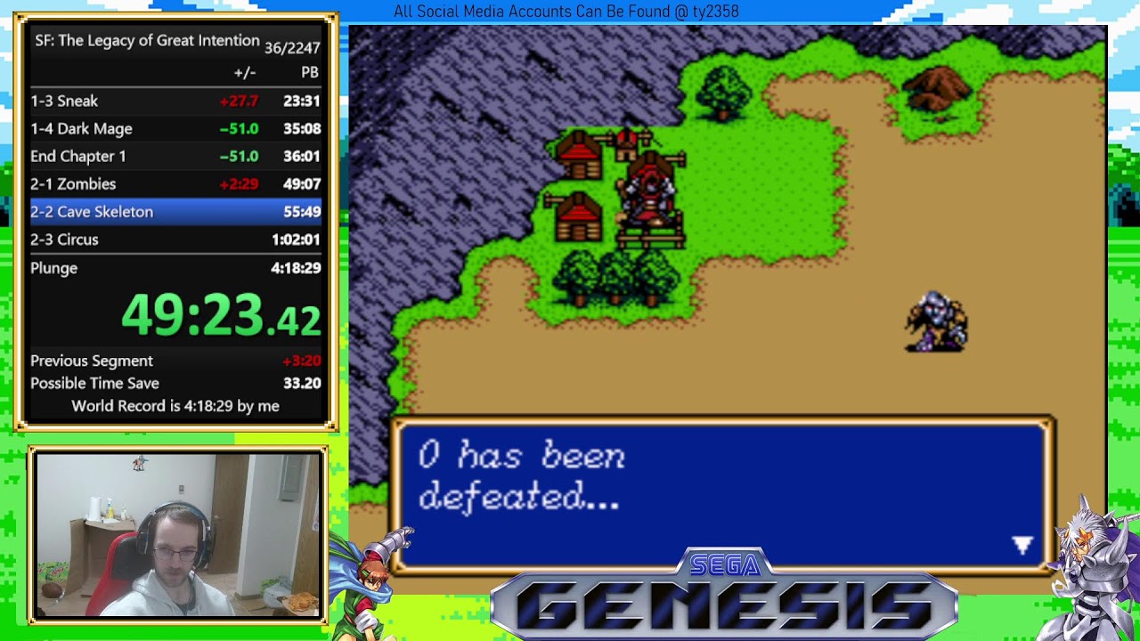 Shining Force Any% Speedruns for the Sub 4:10! The FINAL Push!  Let's Be Awesome! !sfsr