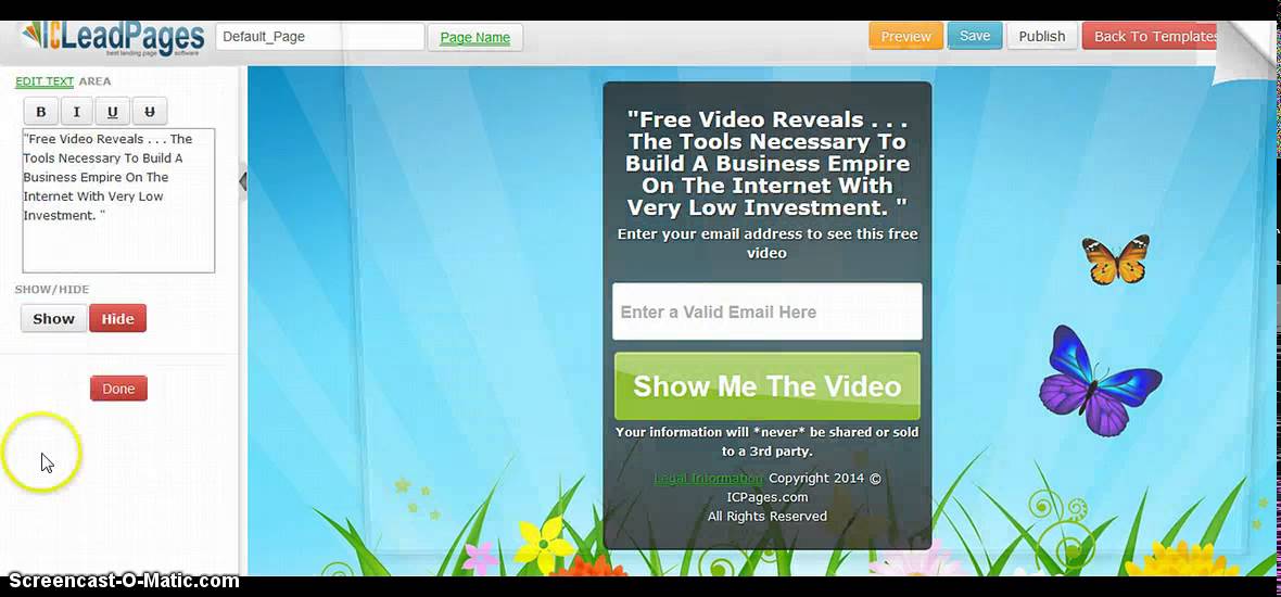 Capture Pages | How To Make A Capture Page In Minutes