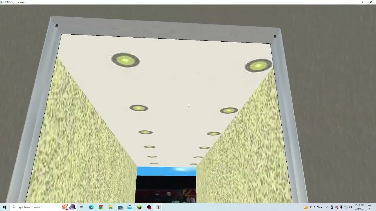 Elevator tour at Coalham High Street in Skyscraper sim