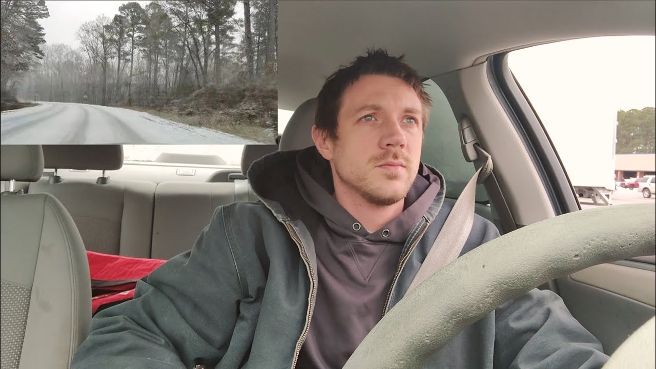 DrivingDaily live! Doordashing in The Snow NC! Doordash Ride Along Let's Gooo!!!