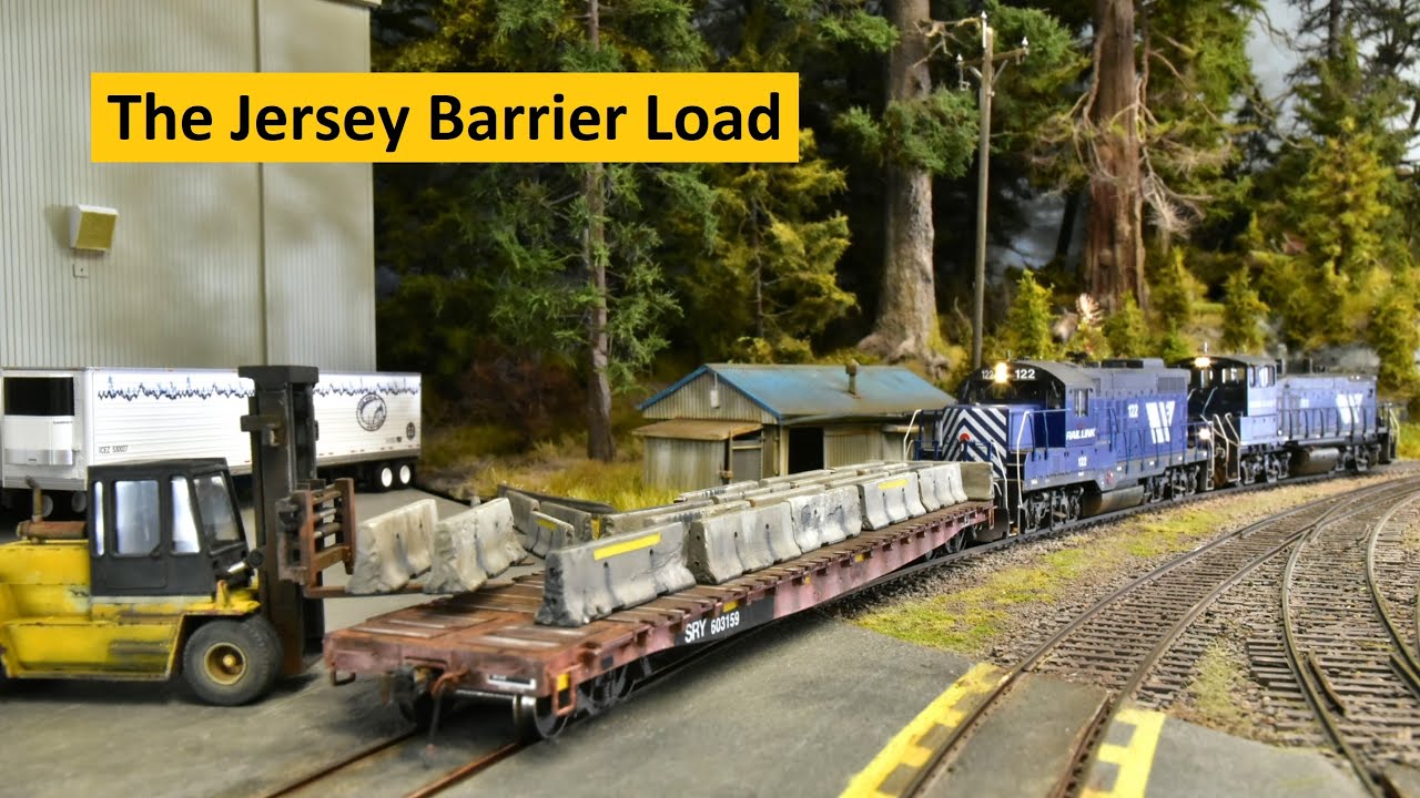 Painting & Weathering HO Scale Jersey Barriers | Boomer Diorama ~ # 231