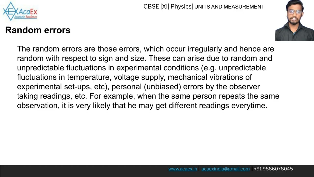 Units and Measurement