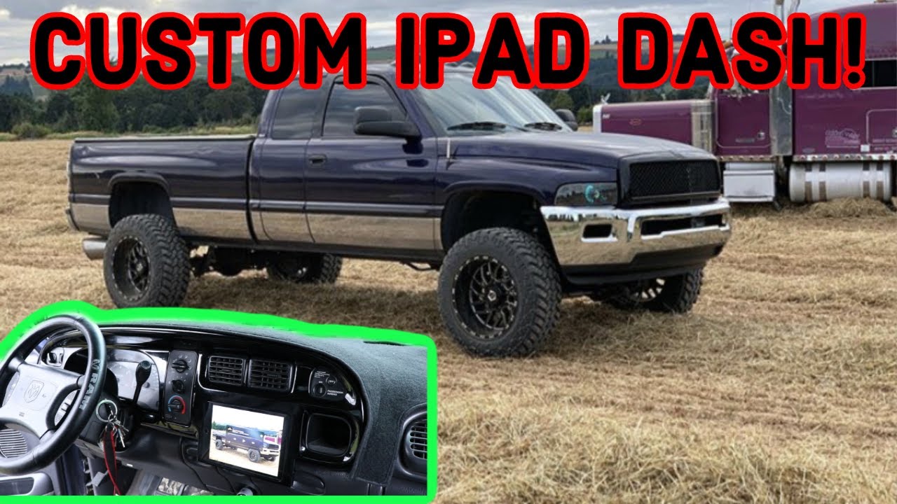 HOW TO INSTALL CUSTOM IPAD DASH IN 2ND GEN CUMMINS!