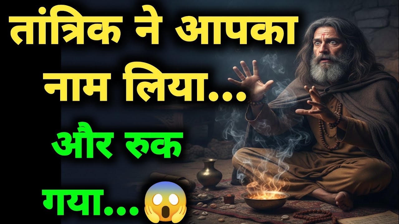 तांत्रिक ने आपका नाम लेकर क्यों रोक दी 😱  tarot card reading 