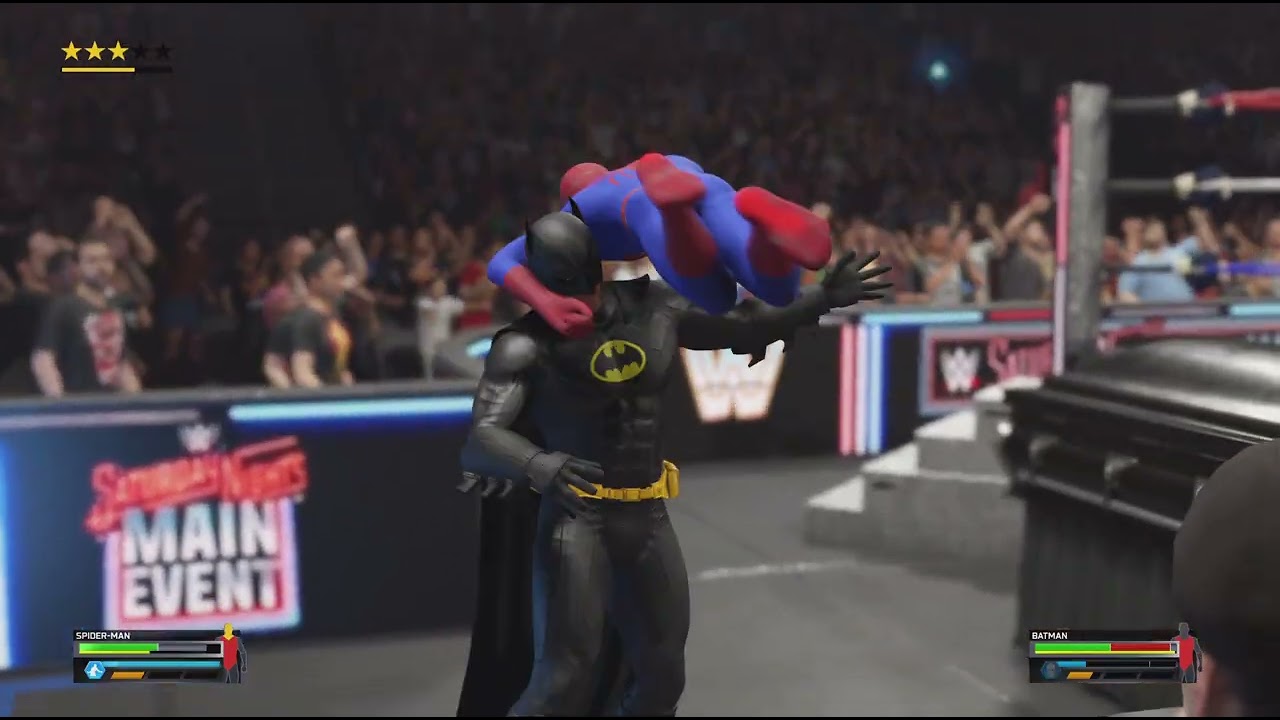 WWE 2K25: Spider-Man vs. Batman in a Casket Match