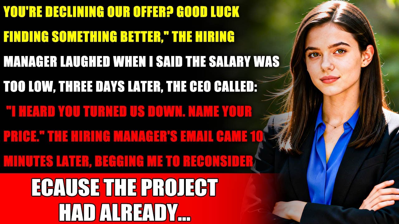 My Hiring Manager Mocked My Salary Demand — He Underestimated the Power I Controlled