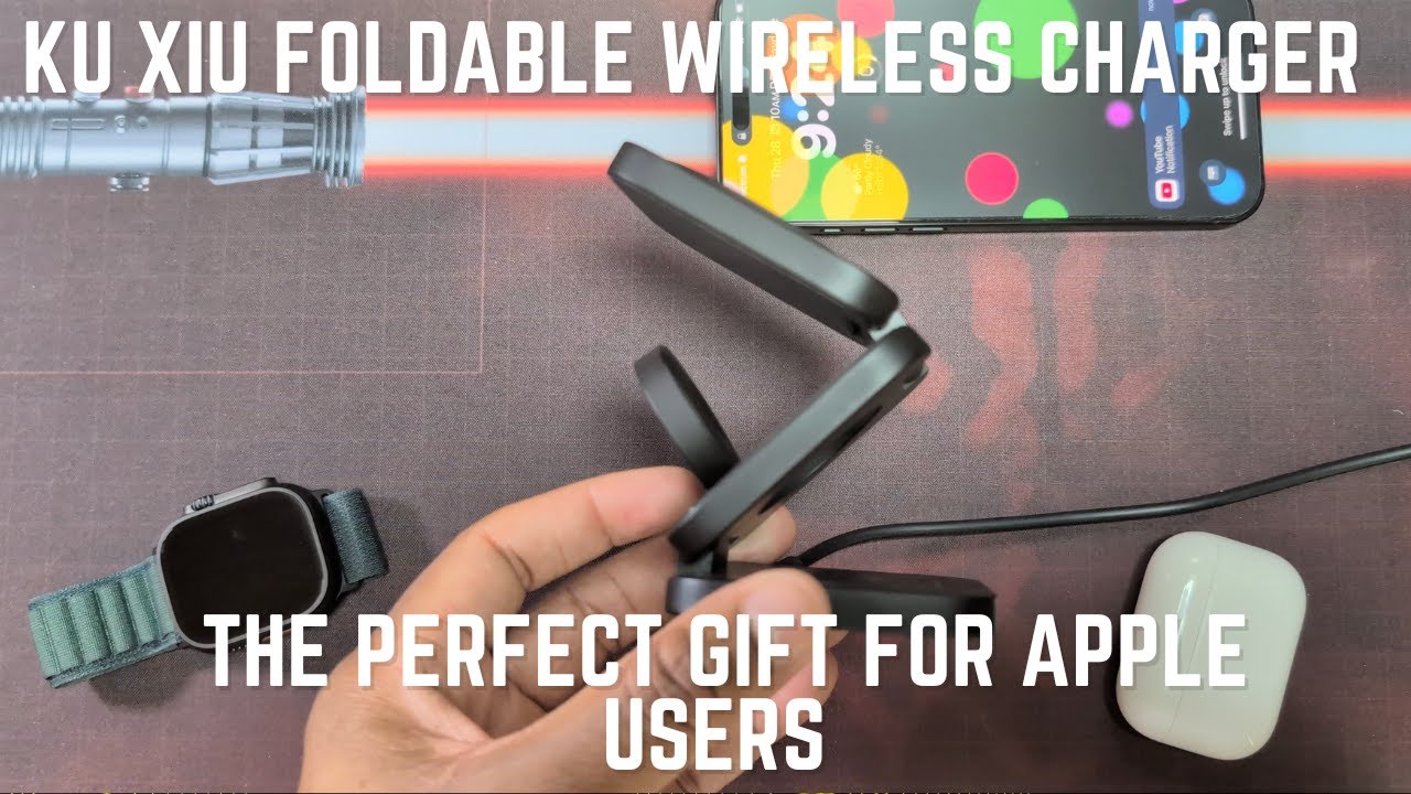 KU XIU Foldable Wireless Charger: The Perfect Gift For Apple Users