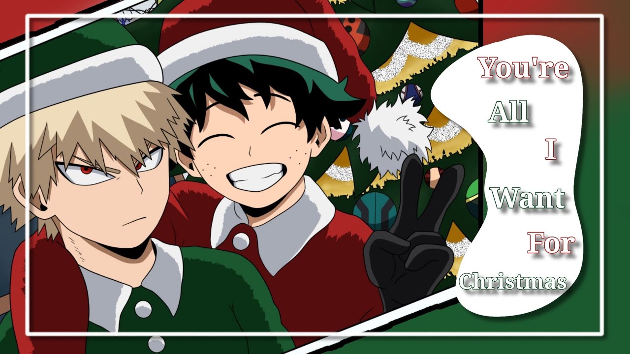 You're all I want for Christmas | MHA 💚BKDK🧡 Texts | One-shot Christmas Special