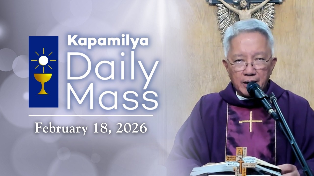 February 18, 2026 | Ash Wednesday | Kapamilya Daily Mass