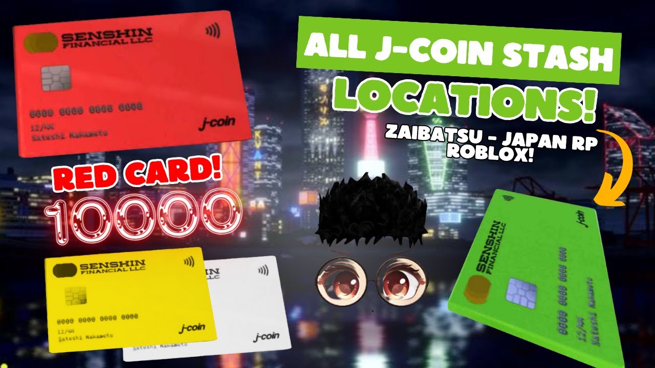 How to find all 13 J-Coin Stash in Zaibatsu - Japan RP | ROBLOX