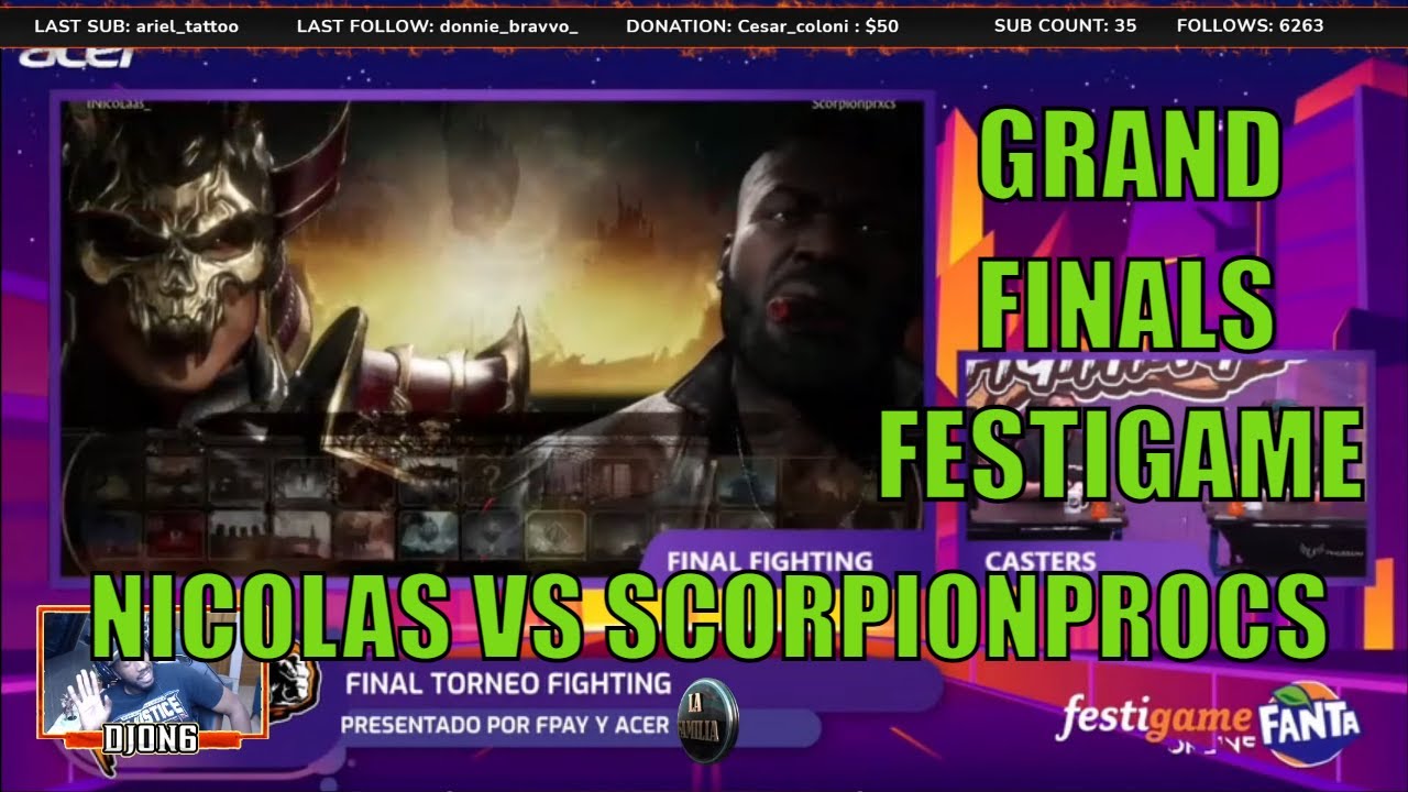 GRAND FINALS  - T7G |  Nicolas vs T7G | ScorpionProcs - Festigame Online Finals - Mortal Kombat 11