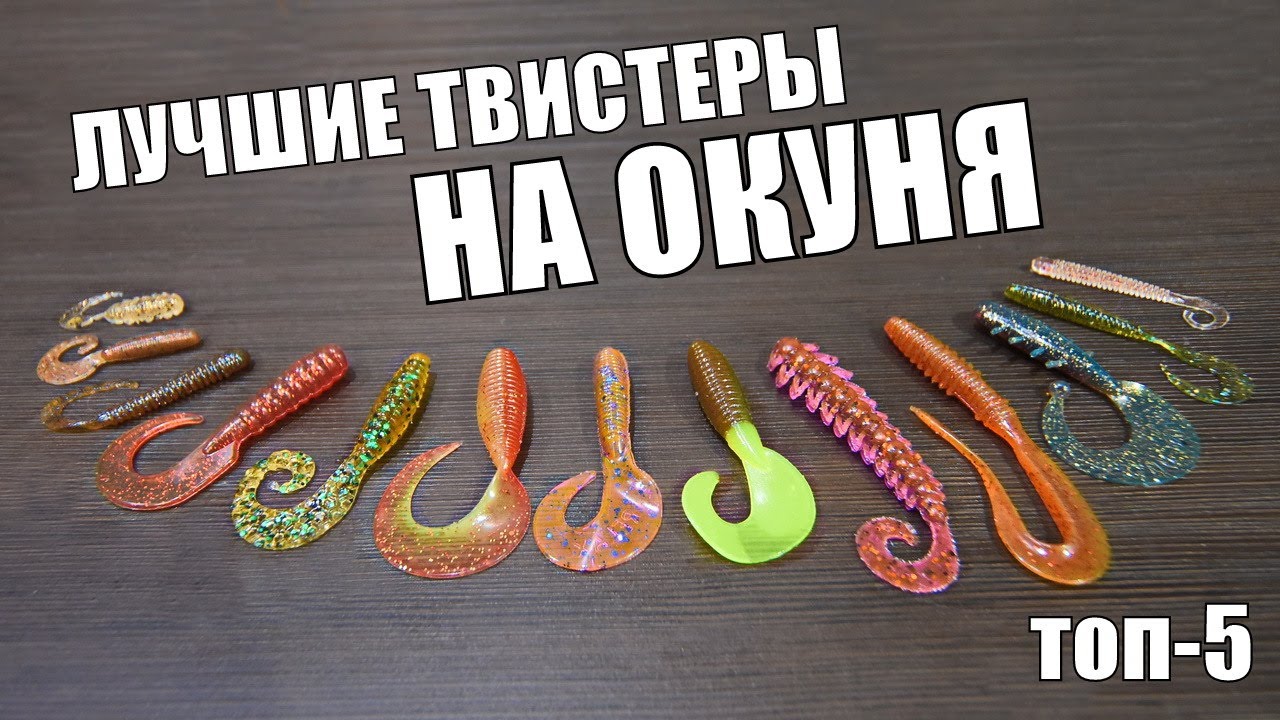 Топ 5: лучше твистеры для ловли окуня