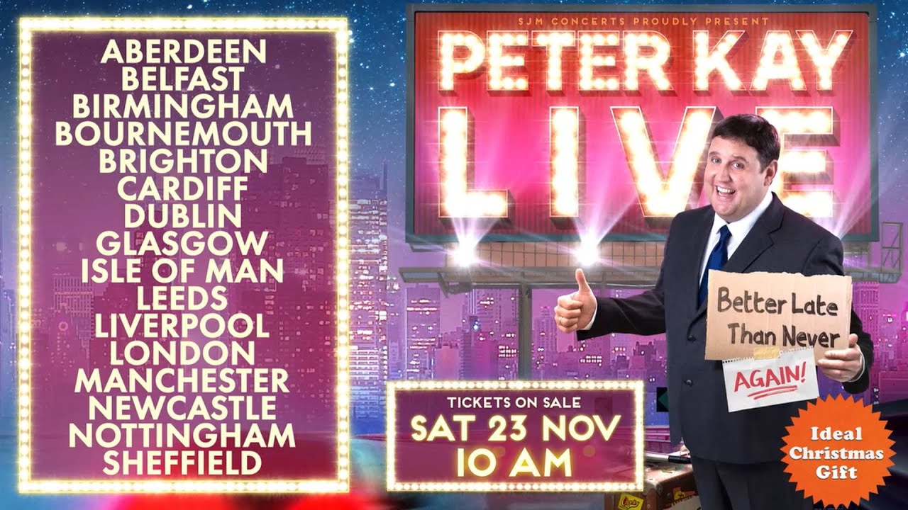 Peter Kay Live in Action in 2025 & 2026! - The Tour Continues
