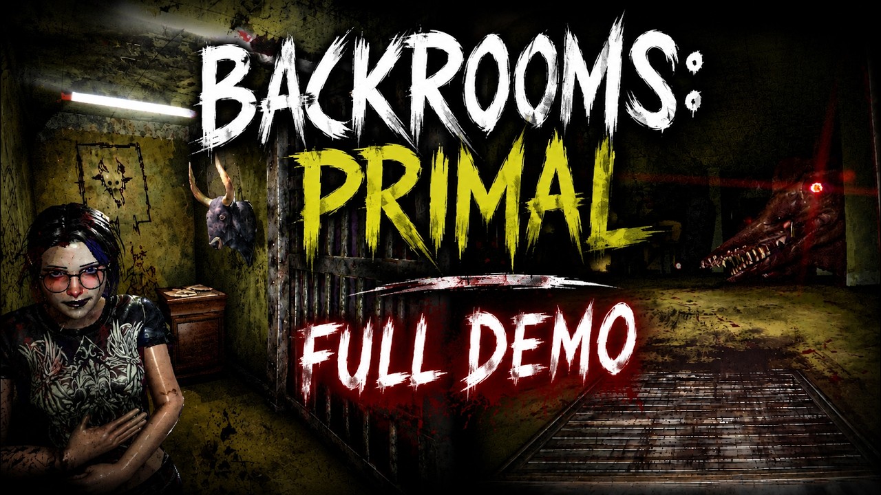 BACKROOMS: PRIMAL | Full Demo Gameplay | Terrifying Backrooms Horror