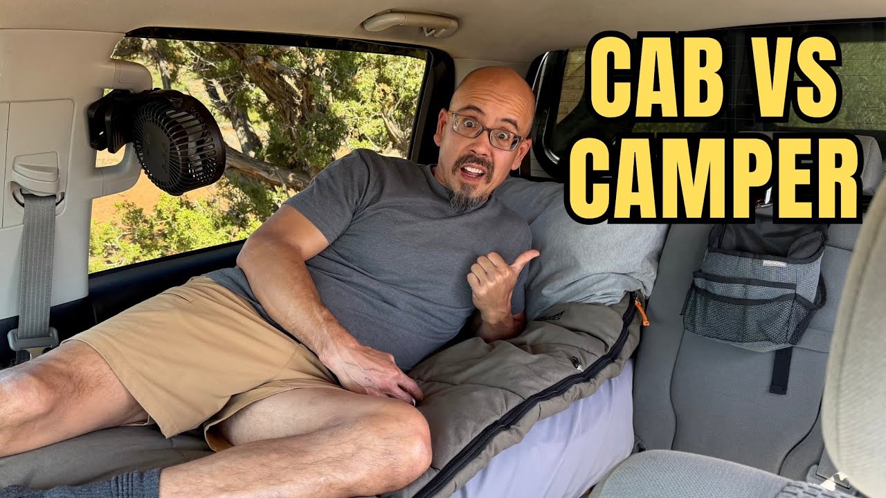 Truck Bed Camping is Completely Backwards (In-Cab Tundra Truck Camping)