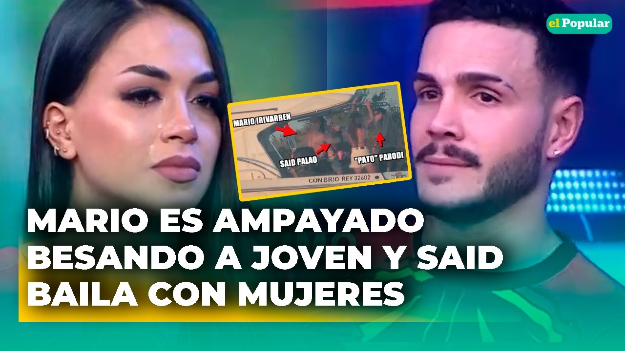 Mario es apayando aparentemente besando a joven y Said baila con mujeres en Argentina #elpopular