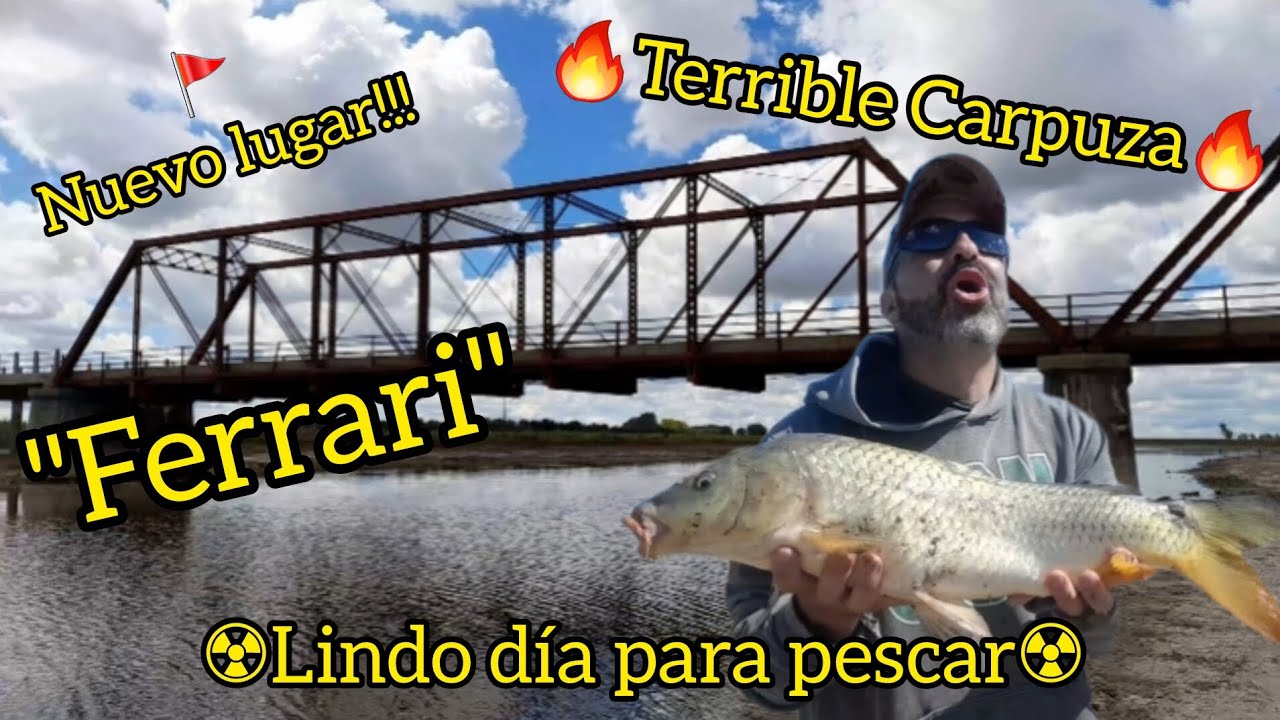 Pesca en puente de hierro// Ferrari// lugar gratis!