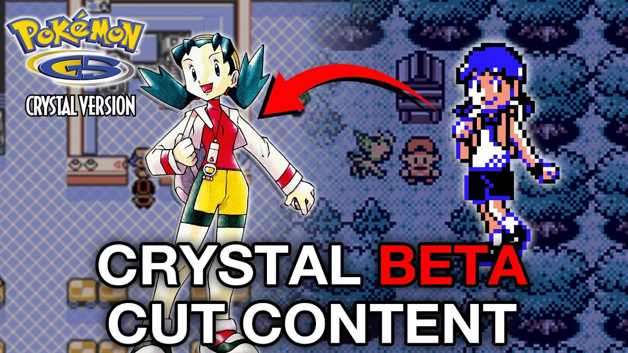 Бета-версия неиспользованного контента Pokemon Crystal | Вырезанный контент
