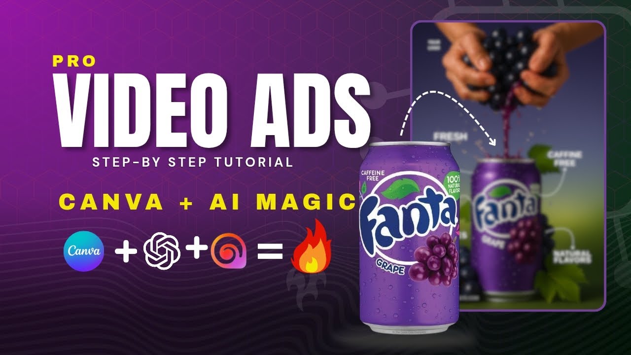 Create Pro Video Ads Using Canva + 🤖 AI | Make Stunning Ads in Minutes