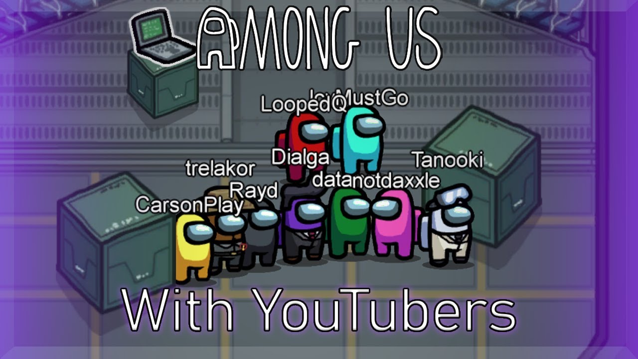 roblox youtubers play among us