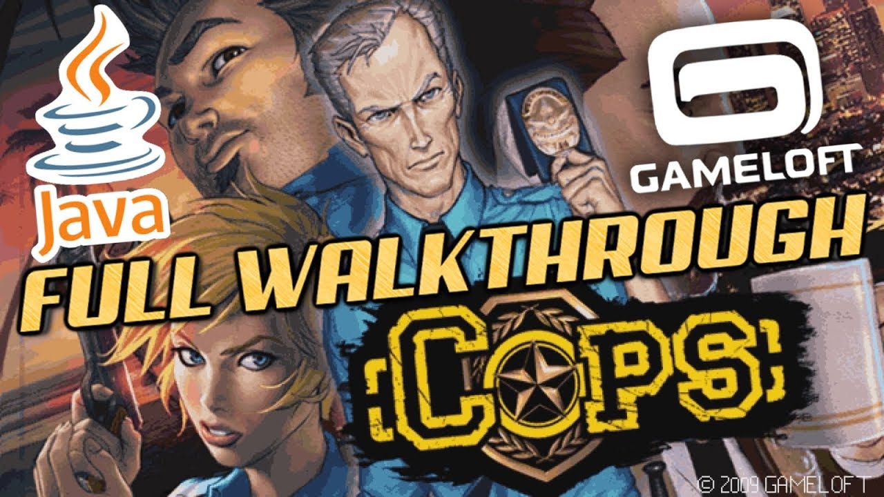 Cops L.A. Police JAVA ИГРА (Gameloft 2009 год) ПОЛНОЕ ПРОХОЖДЕНИЕ