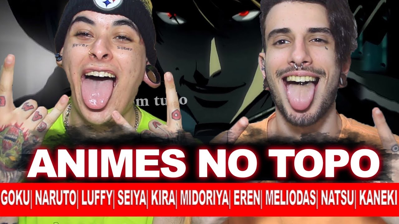 ANIMES NO TOPO - Goku, Naruto, Luffy, Seiya, Kira, Midoriya, Eren, Meliodas | REACT VERSATIL