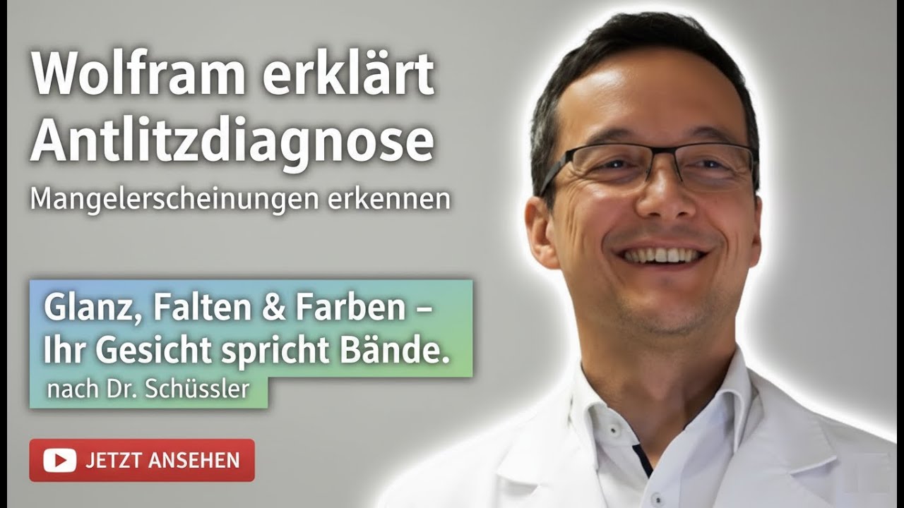 Clip: Wolfram erklärt Antlitzdiagnose, wie man Mangelerscheinungen erkennt