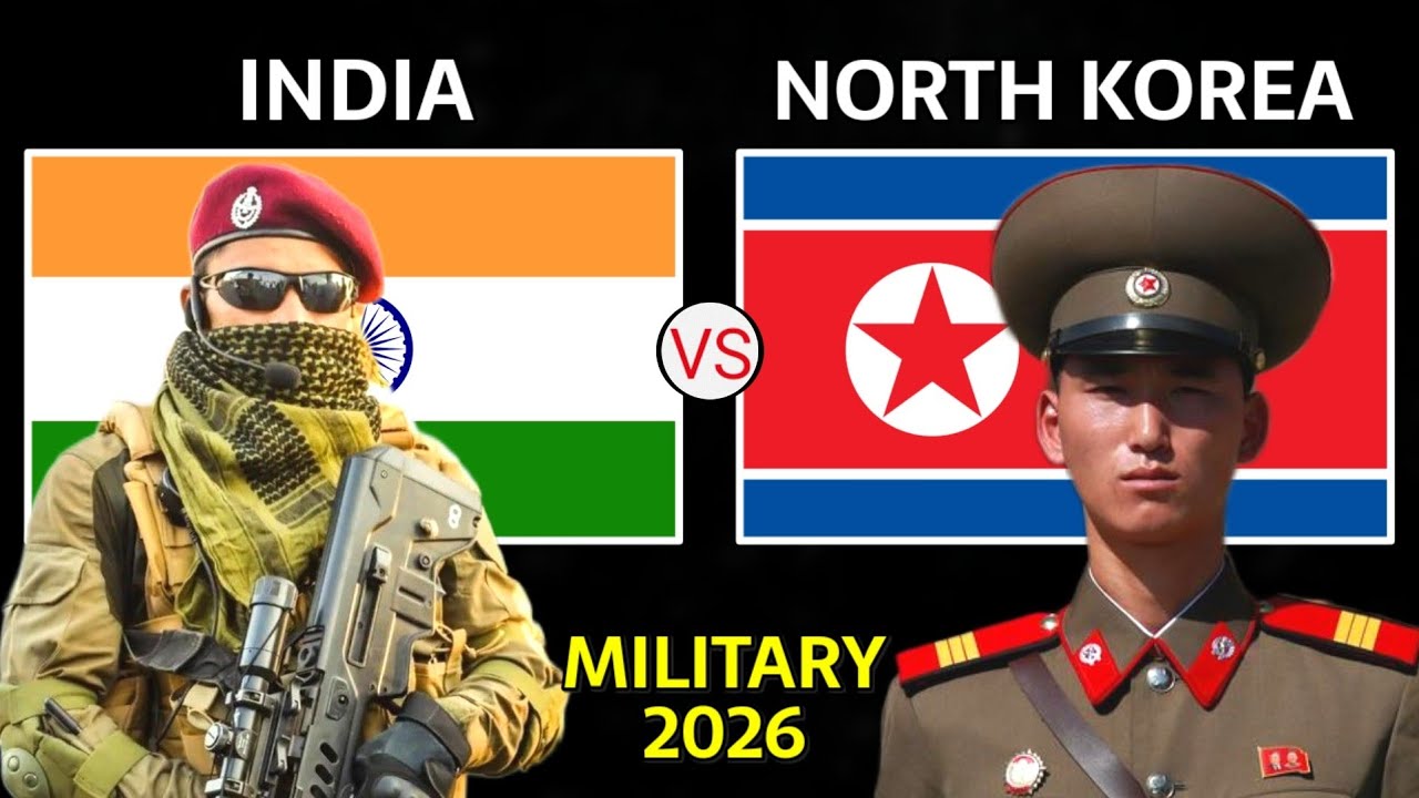 India vs North Korea Military Power Comparison 2026