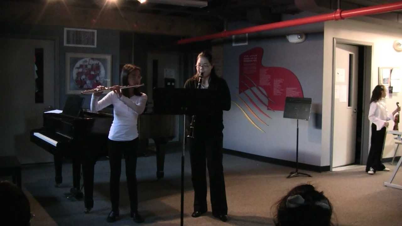 Beethoven Duet #1  Flute and Clarinet, 1st Movement