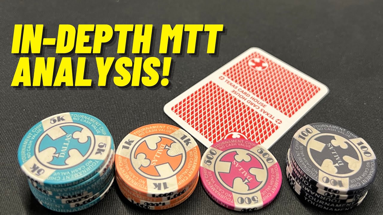 Every Hand I Played & Folded In $365 MTT! Deep Tournament GTO vs Exploit Analysis! Poker Vlog #67